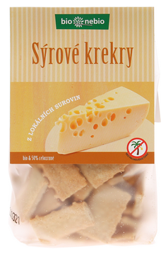 BIO sýrové krekry 130 g Bio nebio 